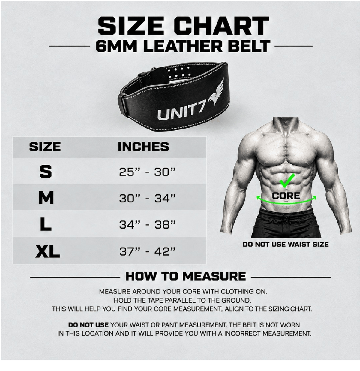 LEATHER WEIGHT LIFTING BELT